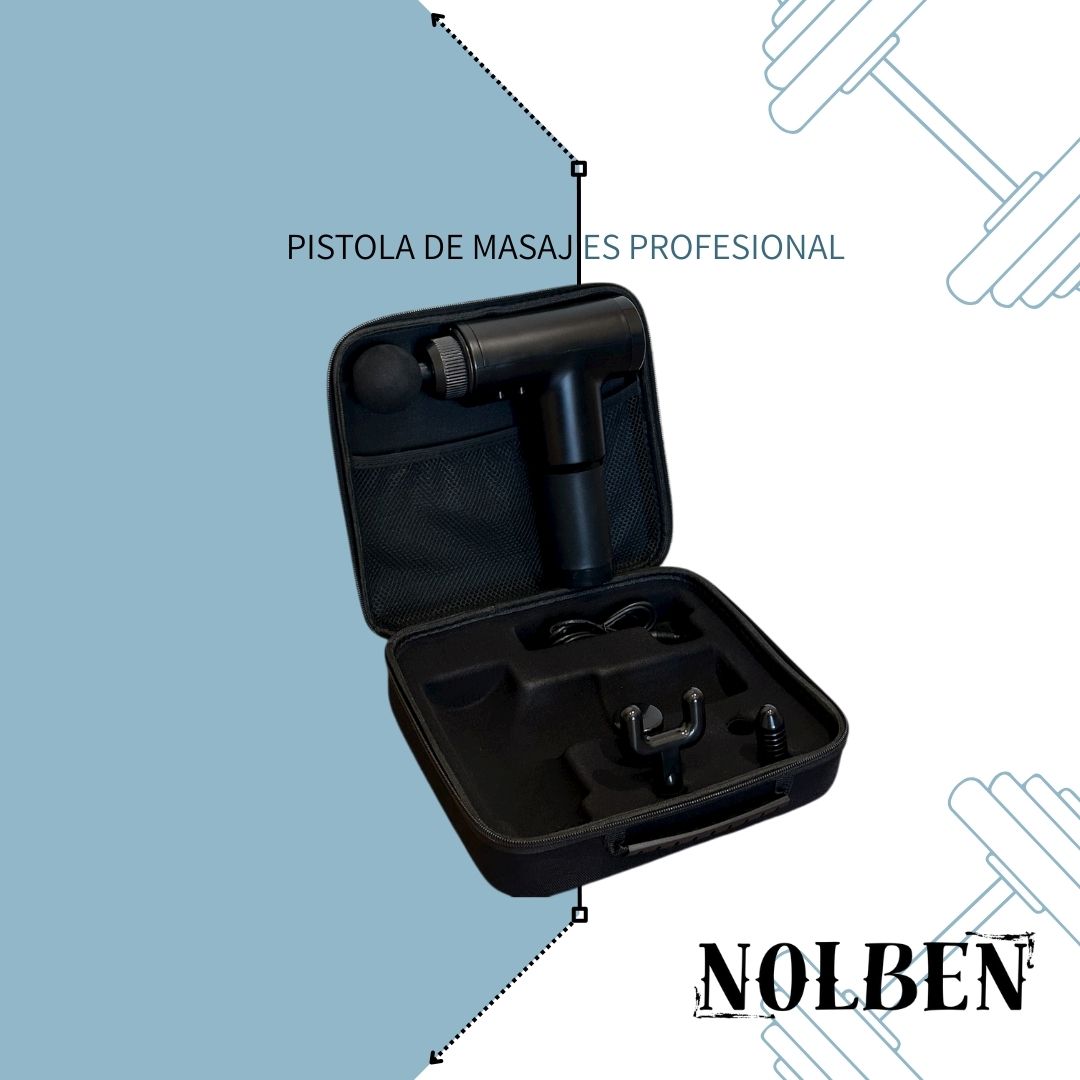 pistola de masaje muscular profesional