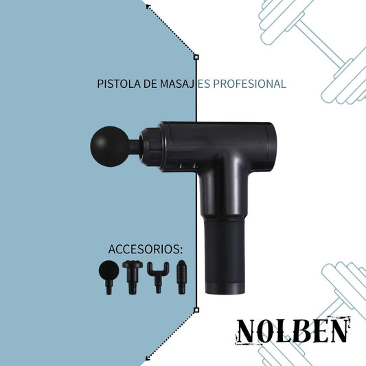 pistola de masaje muscular profesional