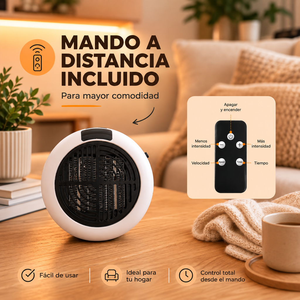 minicalefactor termocerámico portatil