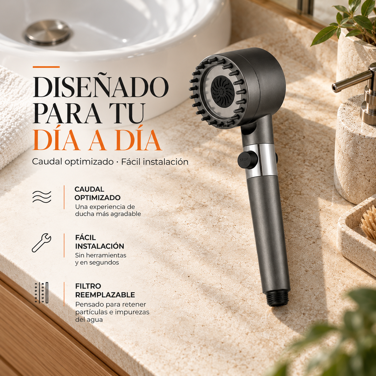 Cabezal de ducha de alta presión