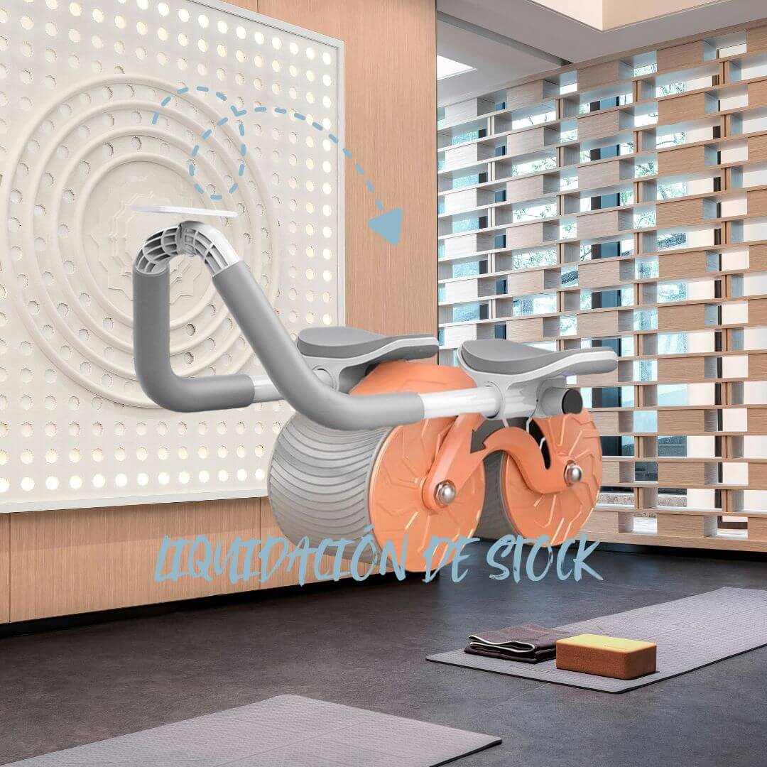 Rodillo abdominal con soporte para codos